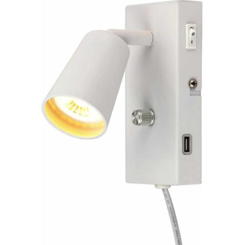 Kony Vegg 6W 350lm WarmDim GU10 USB Hvit