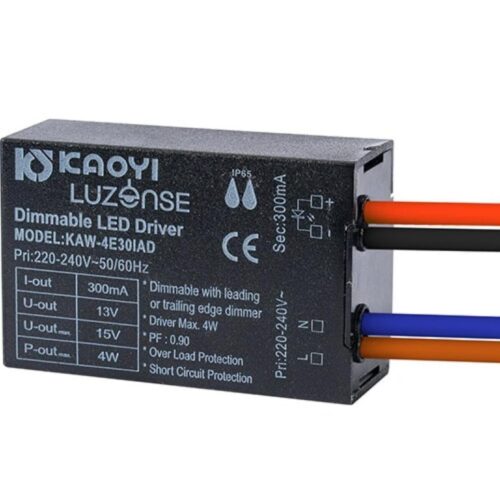 Driver 4W 300mA dim for innbygging