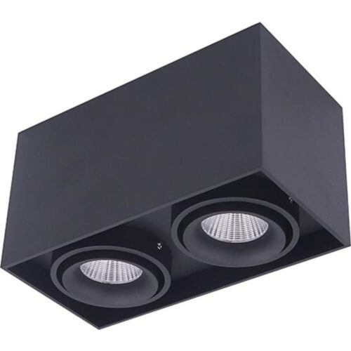 Lightbox 2x8W 1500lm 2700K Sort