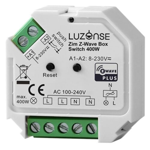 Zim Z-Wave BoxSwitch 400W