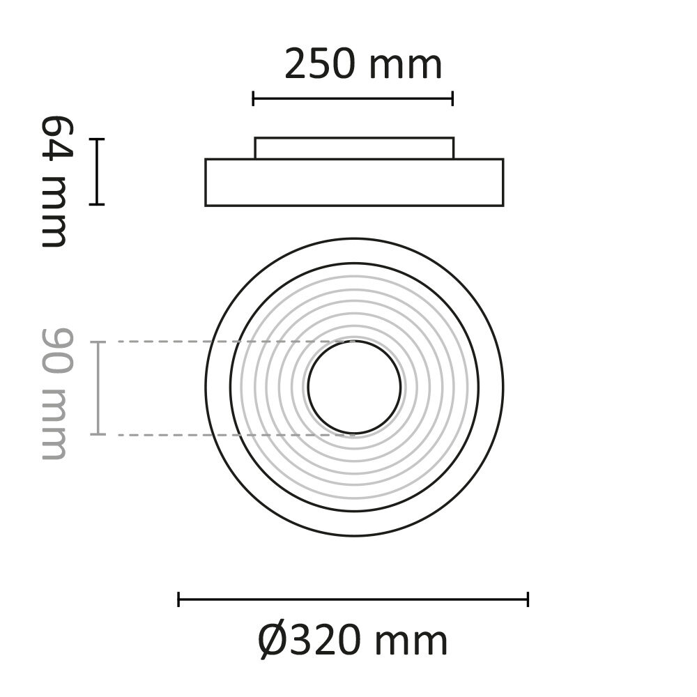 Sandy M 2700/3000K Dim Hvit/Hvit #6