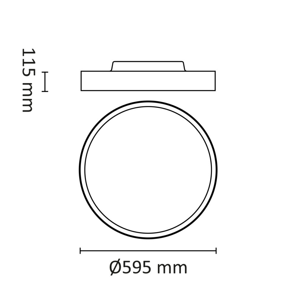 More2 600 4800lm 3000/4000K DALI Hvit #5