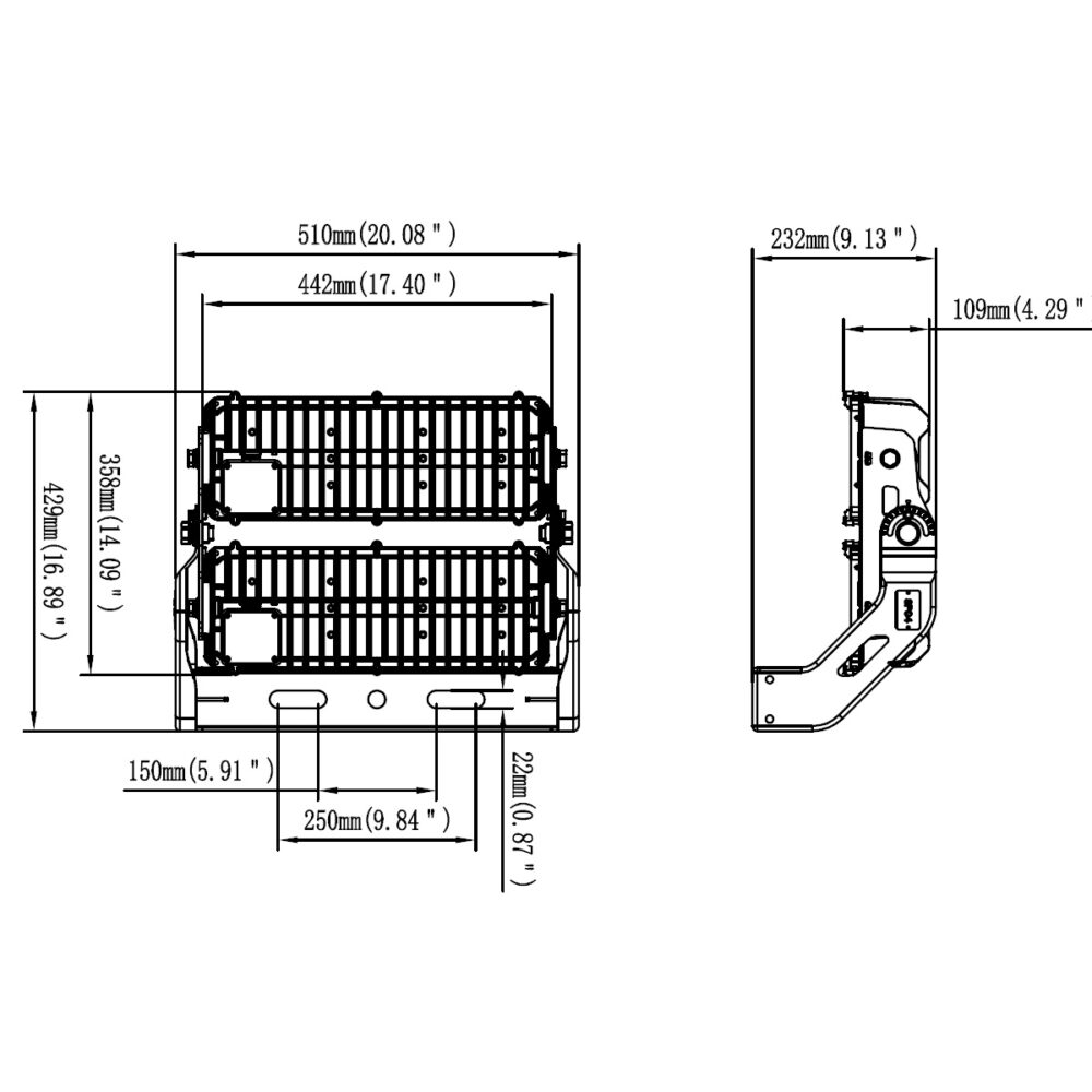 HiPower SP4 800W 112Klm 5000K Ra70 DALI #2