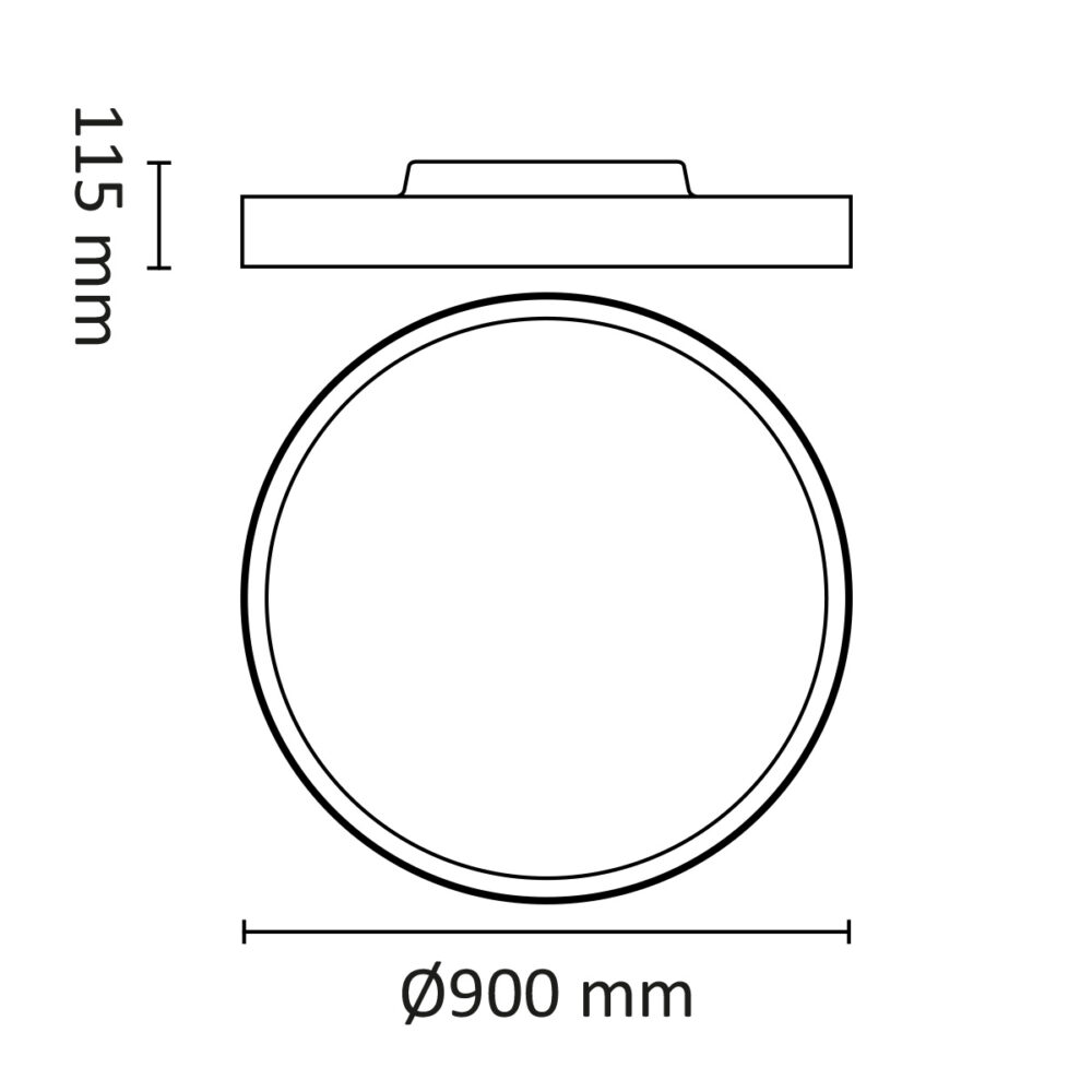 More2 900 8400lm 3000/4000K DALI Sort #5