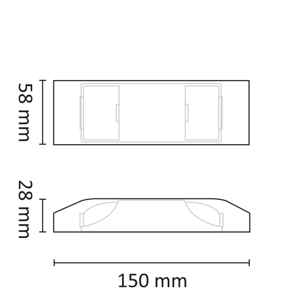 Driver LED 1-4x4W 160mA m/deksel Dim #5