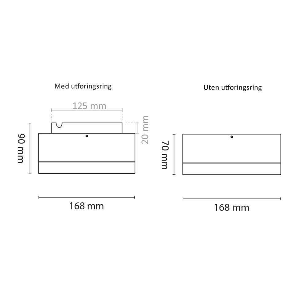 Sylo 20W 2200lm DALI 3000K IP55 Hvit #3