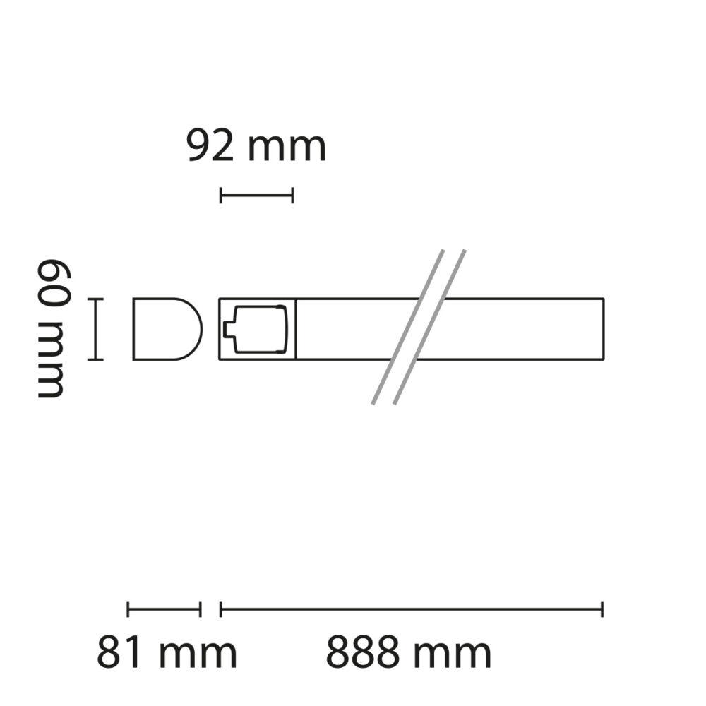 Nice 11,5W 1200lm DALI 3000K Hvit #10