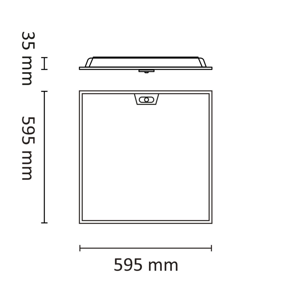 Switch Eco Panel 600x600 PIR-sensor MP #5