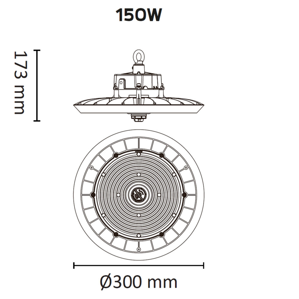 Switch Highbay 150W DALI 24700lm 115° #4