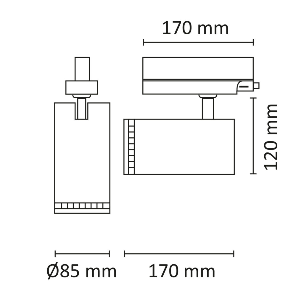 Switch Spot 3T Zoom 2700/3000/4000K Hvit #6