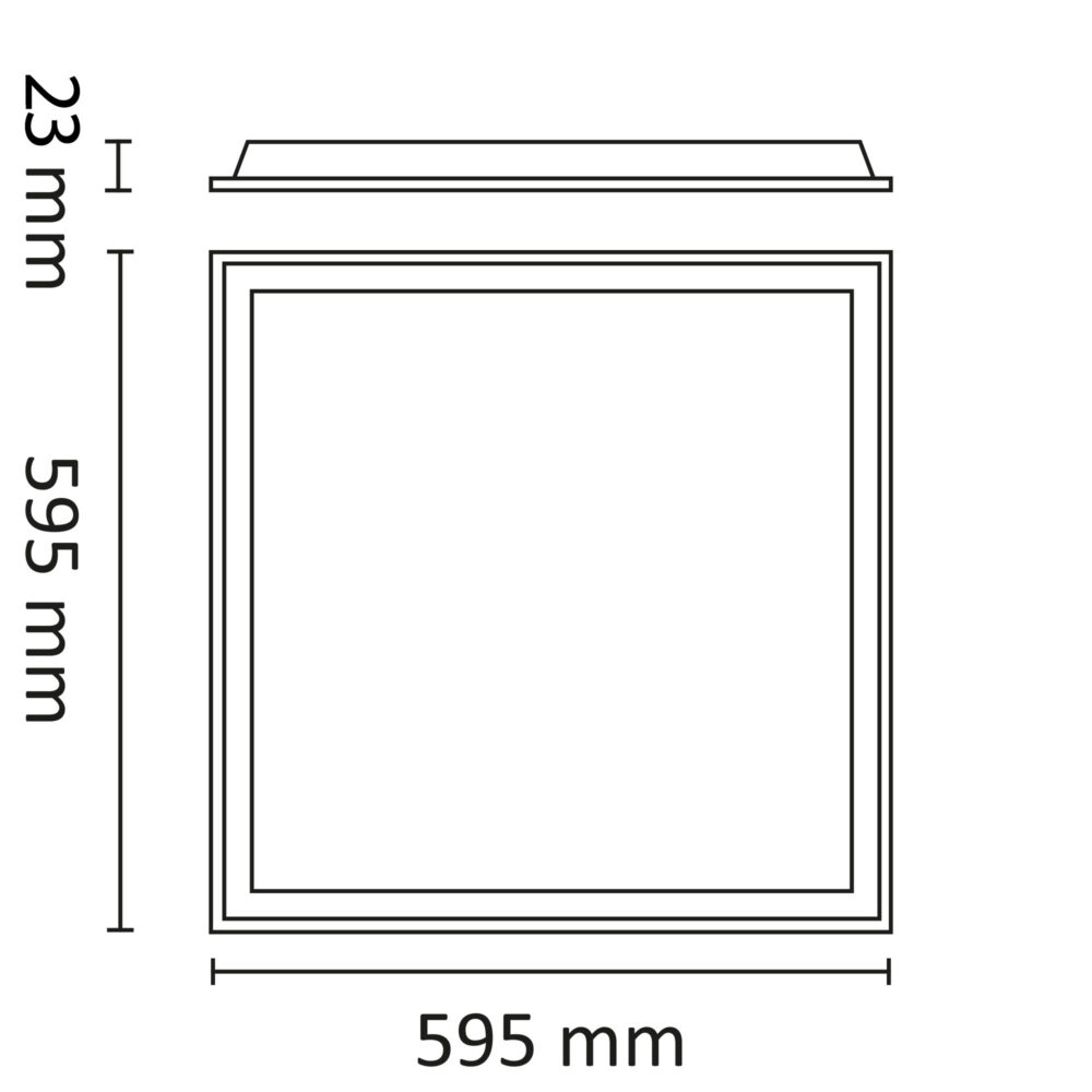 Square Kube R600 3000/4000K Hvit u/driver #5