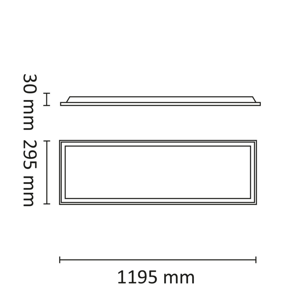 Square BL R1200 4375lm 3000/4000K MP u/driver #3