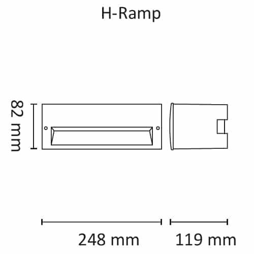 I-Brick H-Ramp 5,6W 80lm 3000K Grafitt #4